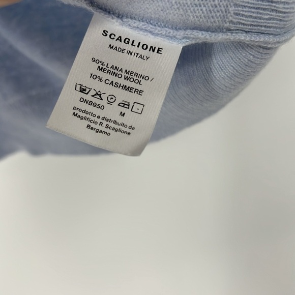 scaglione NWT wool cashmere sweater women’s medium - Picture 3 of 4